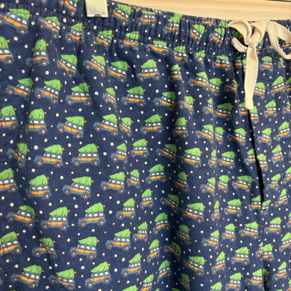 Vineyard Vines Men's Cotton Pajama Pants Christmas Tree Winter Car Print size L - Picture 8 of 8
